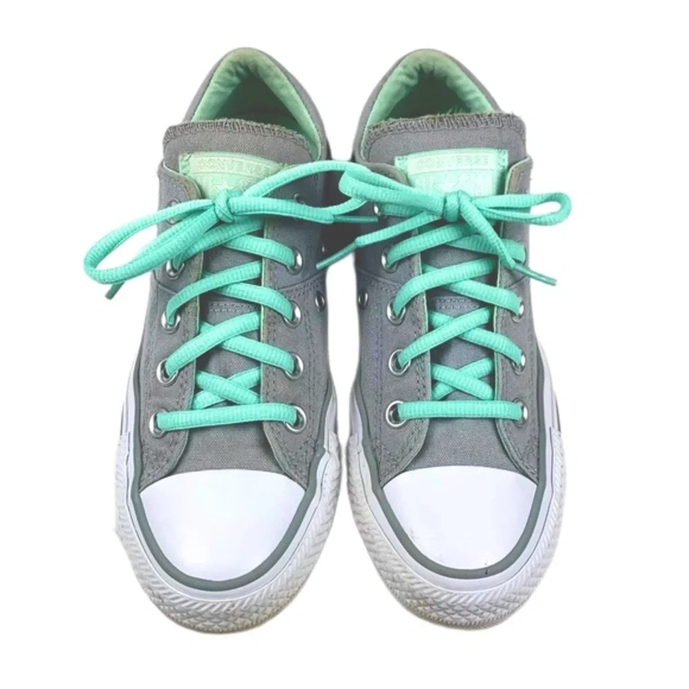 Converse Toddler All Star Gray Canvas Low Top Sneakers Size 6